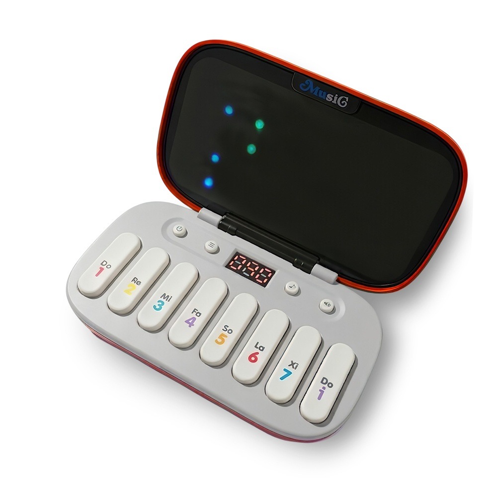 KONIX 掌上音樂電子琴 331A 發光節奏遊戲 不用看譜學音樂 手眼協調訓練 益智學習玩具-規格圖2