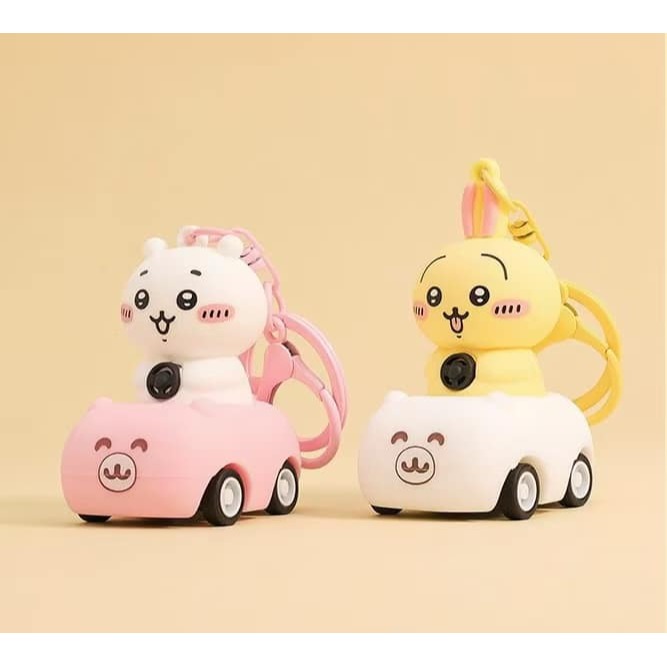 吉伊卡哇迴力車 鑰匙圈小公仔-細節圖6