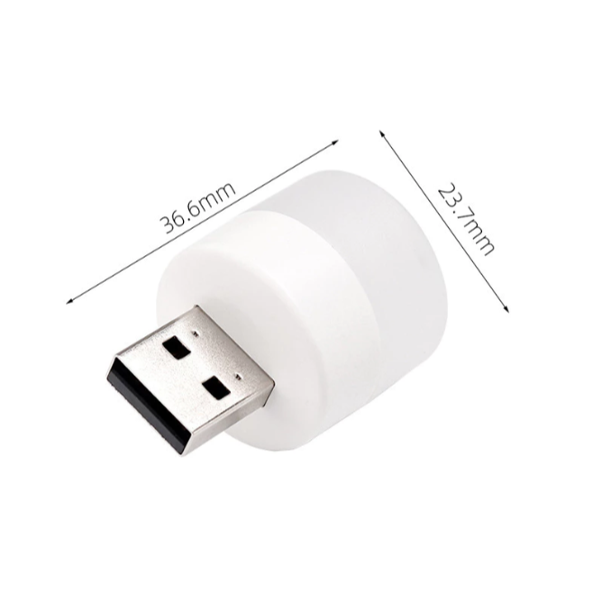 花語開發 3C銅板小物【 USB小夜燈單入組】買一送一 床頭燈 護眼燈 迷你小燈 宿舍燈 戶外露營-細節圖7