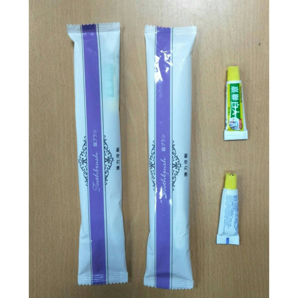 【花語嚴選批發】10支組-旅行牙刷組附薄荷牙膏§外出隨身攜帶-飯店旅行盥洗用品組 外出露營旅行必備-細節圖2