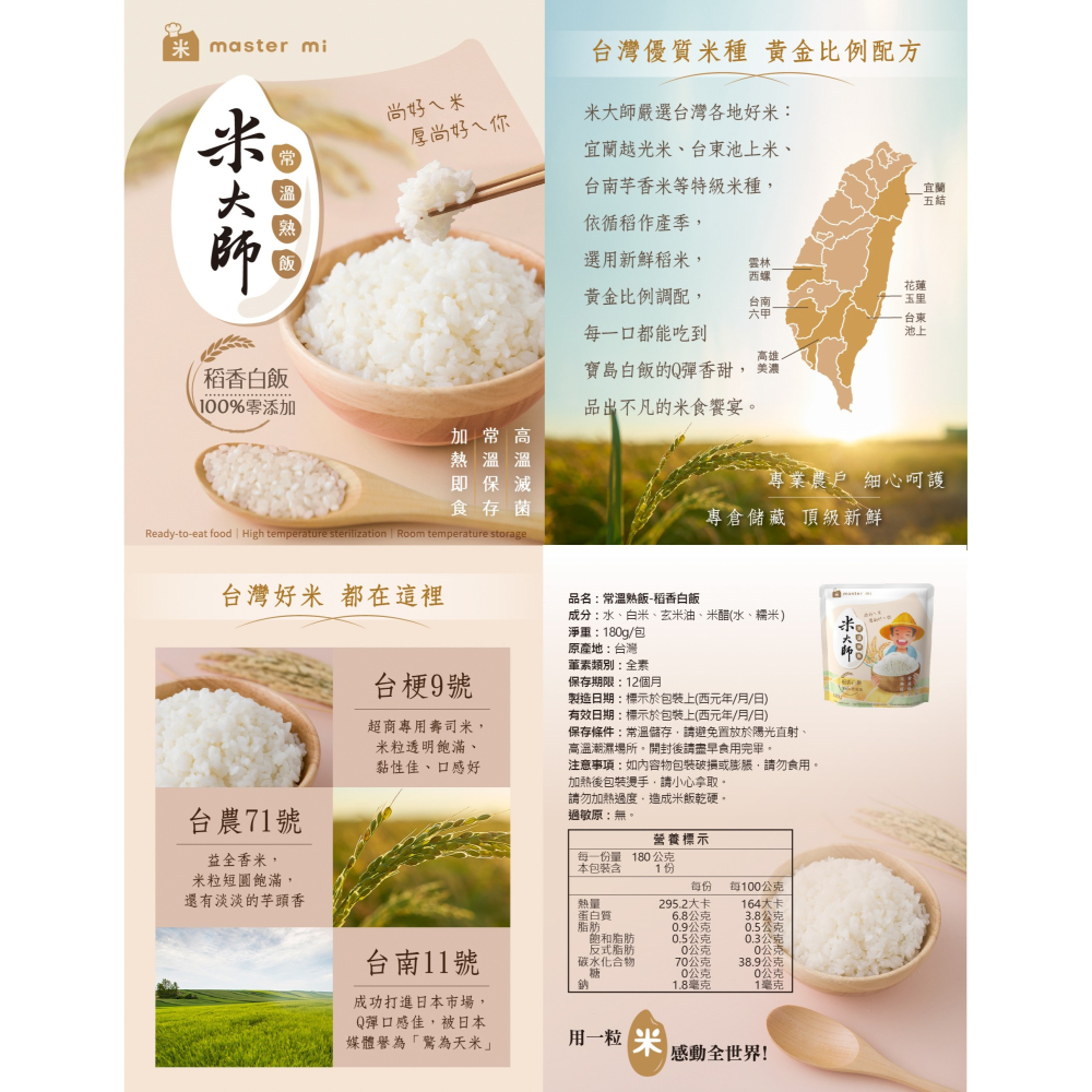 花語團購直播推薦【米大師】免煮快餐湯泡飯(沖泡｜常溫｜沖泡粥｜常溫調理包｜泡麵)池上米 麻油雞 麻辣牛肉-細節圖11