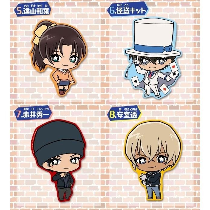 名偵探柯南 | 2018 超巨大 SD Q版 異形模切貼紙 一套八張 | 柯南 新一 小蘭 平次 和葉 赤井 安室 基德-細節圖4