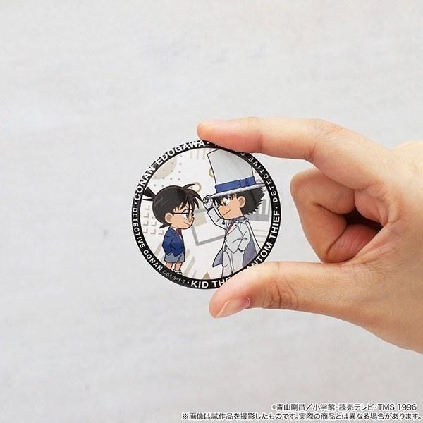 名偵探柯南 | MOVIC 雙人 Q版 徽章 胸章 吧唧  | 柯南 灰原 基德 平次 和葉 伊織 沖田 紅葉-細節圖3