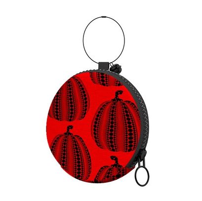 ［H.C］日式布藝草間彌生波點南瓜鈴鐺掛件拉鍊小包耳機收納包【DA053114】-細節圖8