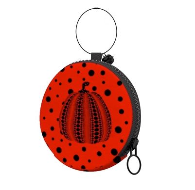 ［H.C］日式布藝草間彌生波點南瓜鈴鐺掛件拉鍊小包耳機收納包【DA053114】-細節圖9