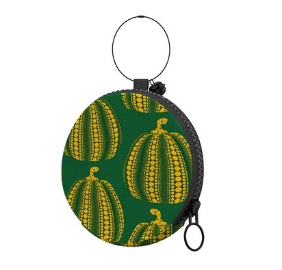 ［H.C］日式布藝草間彌生波點南瓜鈴鐺掛件拉鍊小包耳機收納包【DA053114】-細節圖10