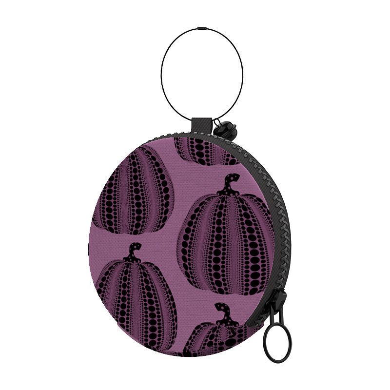 ［H.C］日式布藝草間彌生波點南瓜鈴鐺掛件拉鍊小包耳機收納包【DA053114】-細節圖16