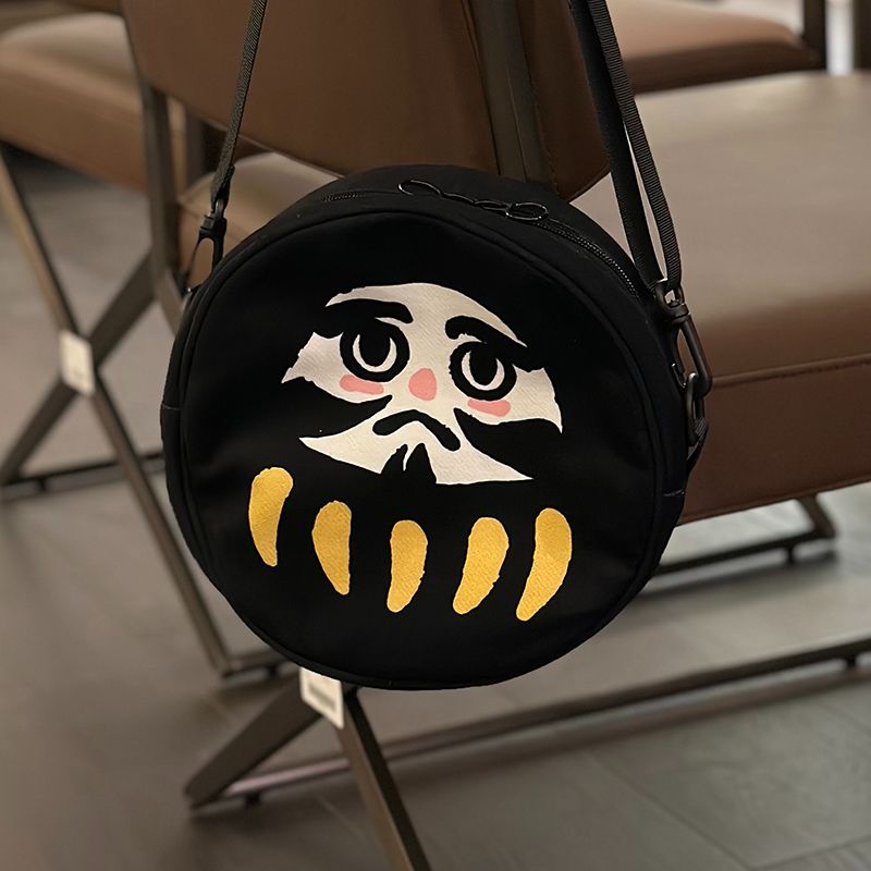 ［H.C］日系達摩蛋不倒翁拉鍊小圓包兒童外出包兒童背包【DA041237】-細節圖2