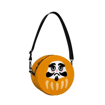 ［H.C］日系達摩蛋不倒翁拉鍊小圓包兒童外出包兒童背包【DA041237】-細節圖10