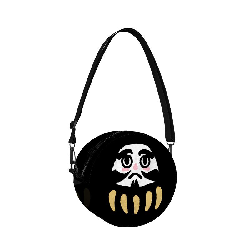 ［H.C］日系達摩蛋不倒翁拉鍊小圓包兒童外出包兒童背包【DA041237】-細節圖11