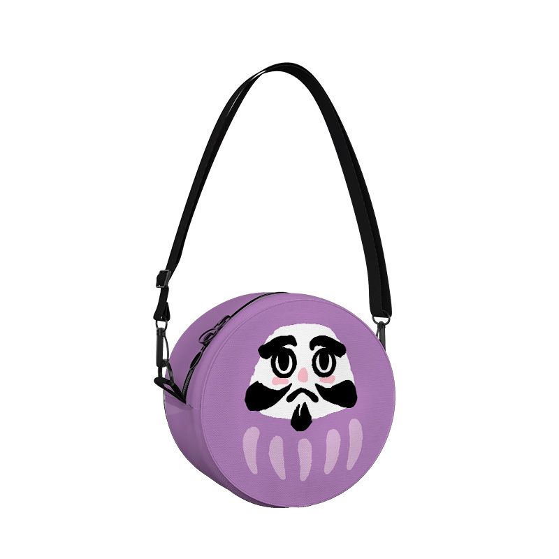 ［H.C］日系達摩蛋不倒翁拉鍊小圓包兒童外出包兒童背包【DA041237】-細節圖12