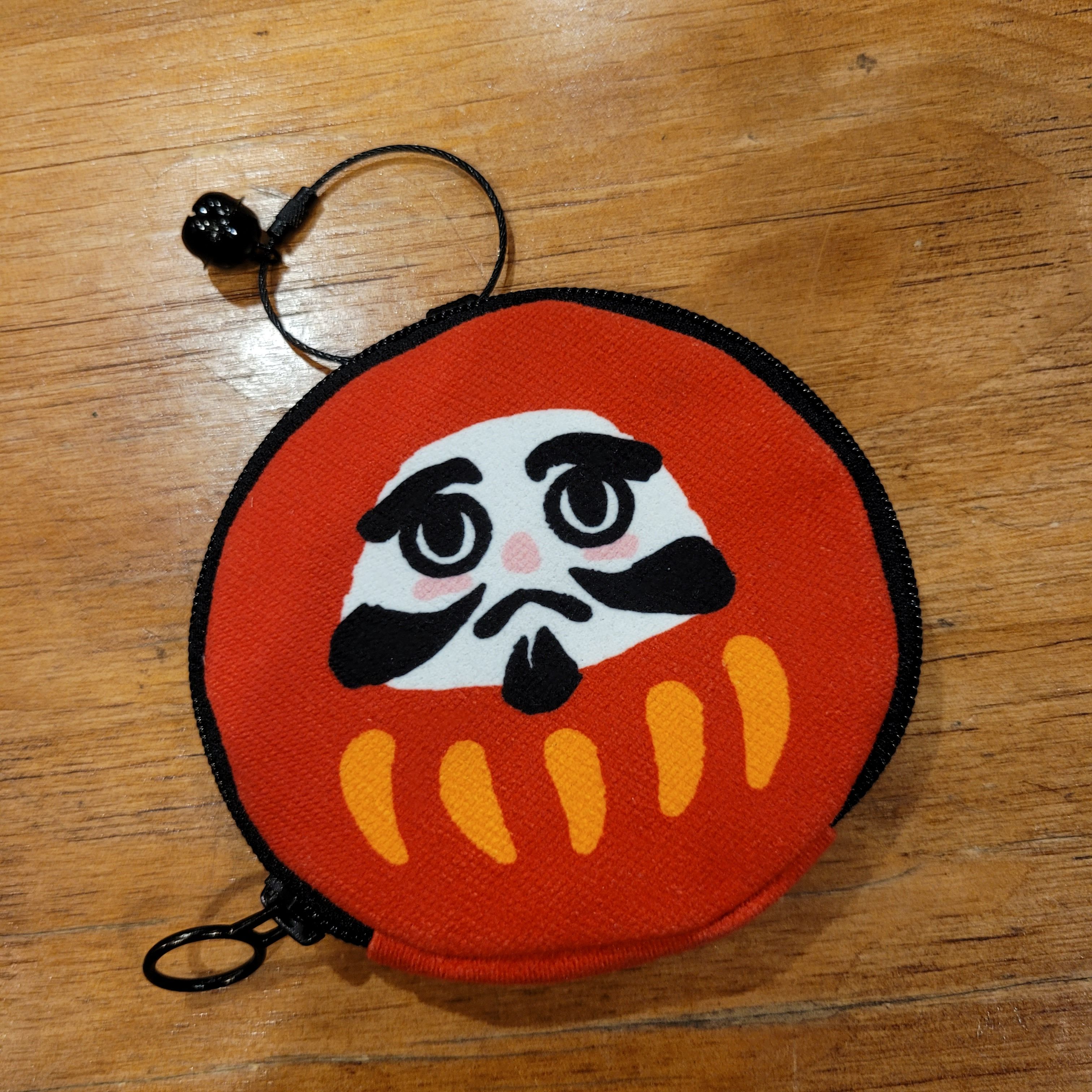 ［H.C］日本設計達摩蛋收納小包化妝包耳機包零錢包【DA041996】-細節圖2