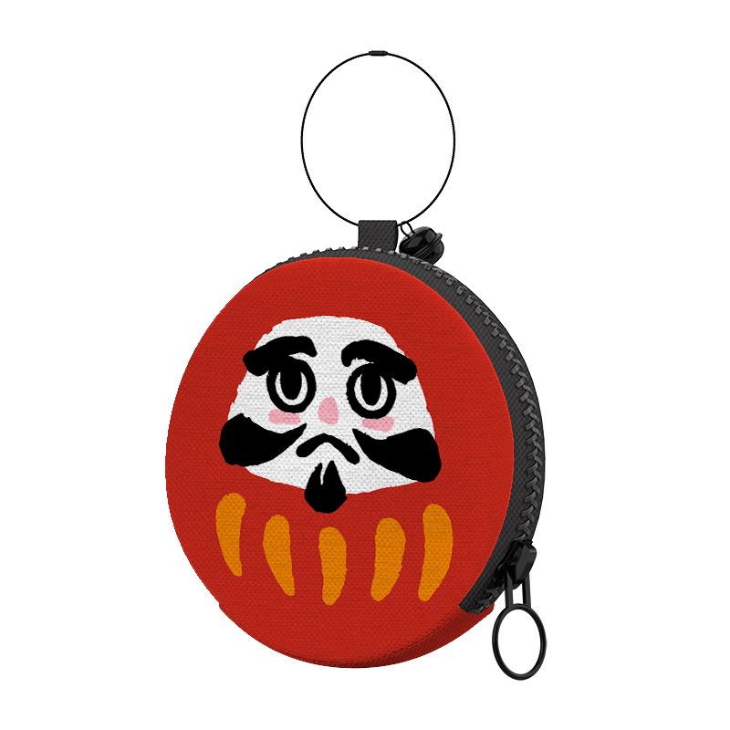 ［H.C］日本設計達摩蛋收納小包化妝包耳機包零錢包【DA041996】-細節圖9