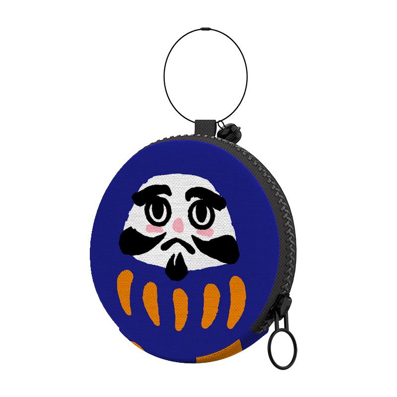 ［H.C］日本設計達摩蛋收納小包化妝包耳機包零錢包【DA041996】-細節圖11