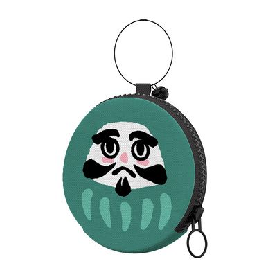 ［H.C］日本設計達摩蛋收納小包化妝包耳機包零錢包【DA041996】-細節圖12