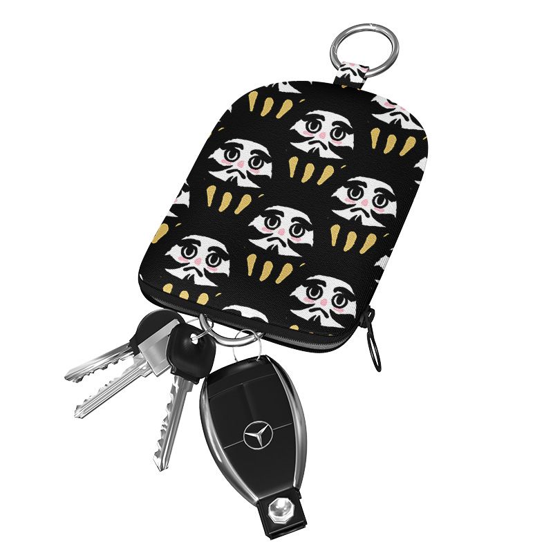 ［H.C］手工訂製達摩蛋要鑰匙圈鑰匙包 日系布藝訂製【DA041969】-細節圖6