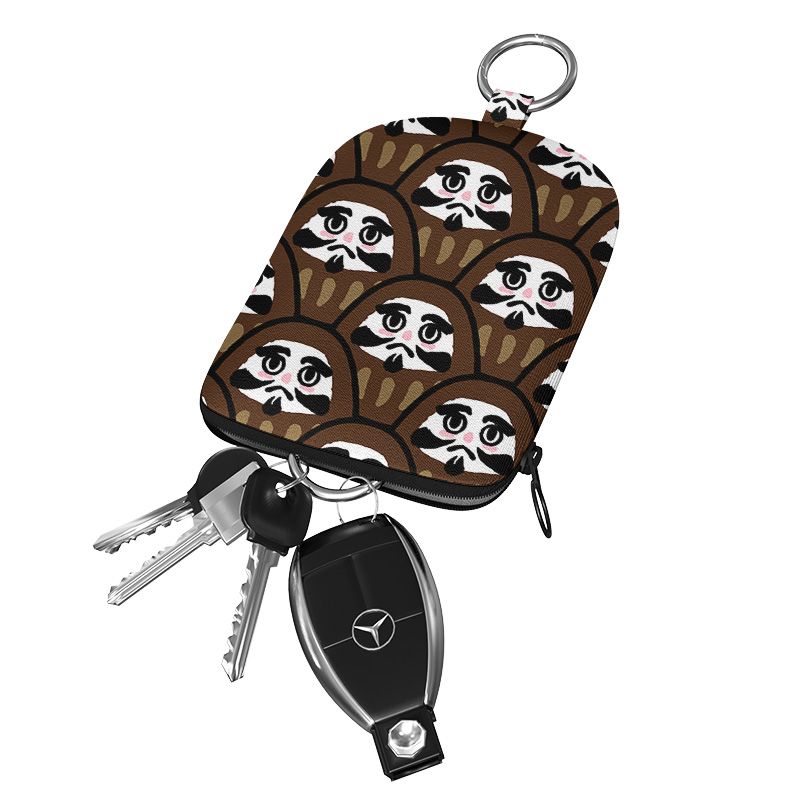 ［H.C］手工訂製達摩蛋要鑰匙圈鑰匙包 日系布藝訂製【DA041969】-細節圖15