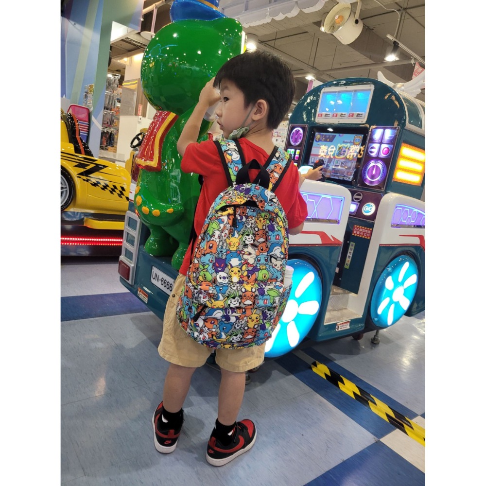 ［H.C］韓版POKEMON寶可夢卡通後背包書包 四尺寸 實拍【E7259815】-細節圖2