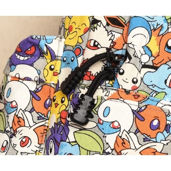 ［H.C］韓版POKEMON寶可夢卡通後背包書包 四尺寸 實拍【E7259815】-細節圖7