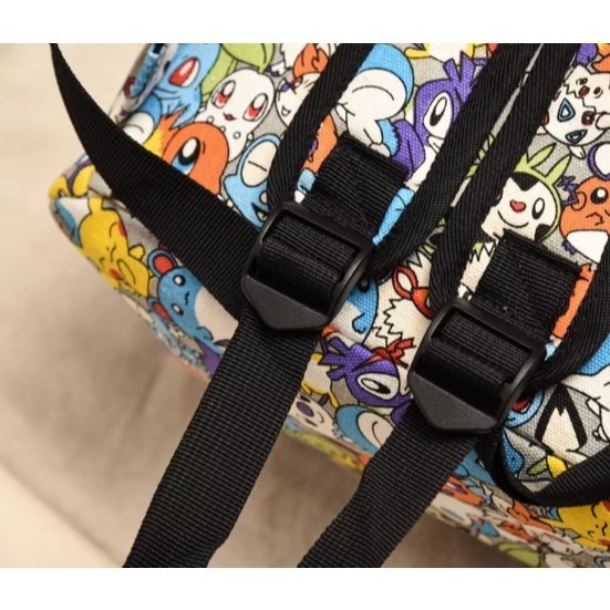 ［H.C］韓版POKEMON寶可夢卡通後背包書包 四尺寸 實拍【E7259815】-細節圖8