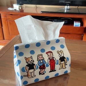 ［H.C］日本塗鴉豐原田治波點衛生紙盒面紙收納盒 大圓點設計兩尺寸【DA053163】-細節圖4