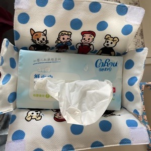 ［H.C］日本塗鴉豐原田治波點衛生紙盒面紙收納盒 大圓點設計兩尺寸【DA053163】-細節圖5