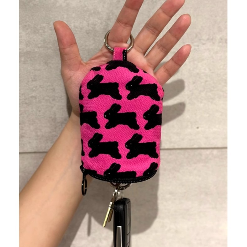 ［H.C］插畫家聯名x小蔻  創意布藝可愛卡通鑰匙圈鑰匙收納包【DA071214】-細節圖7