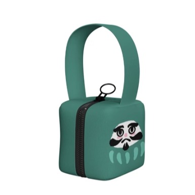 ［H.C］訂製款達摩蛋印花立體小方包 口紅收納耳機收納包零錢包【DA071299】-細節圖5