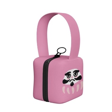 ［H.C］訂製款達摩蛋印花立體小方包 口紅收納耳機收納包零錢包【DA071299】-細節圖9