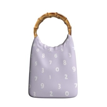 ［H.C］日式印花sou數字文竹節木環迷你手提包包文藝小包【DA081480】-細節圖7