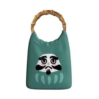 ［H.C］日式達摩蛋網紅竹節木環迷你手提包包文藝小包【DA081461】-細節圖4