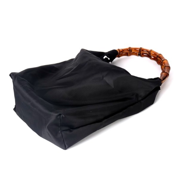 ［H.C］日式達摩蛋網紅竹節木環迷你手提包包文藝小包【DA081461】-細節圖9