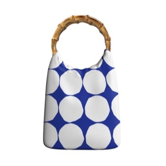 ［H.C］芬蘭圓點波點印花手提木環手提包文青小包 16色【DA081451】-細節圖5