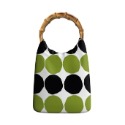 ［H.C］芬蘭圓點波點印花手提木環手提包文青小包 16色【DA081451】-規格圖10