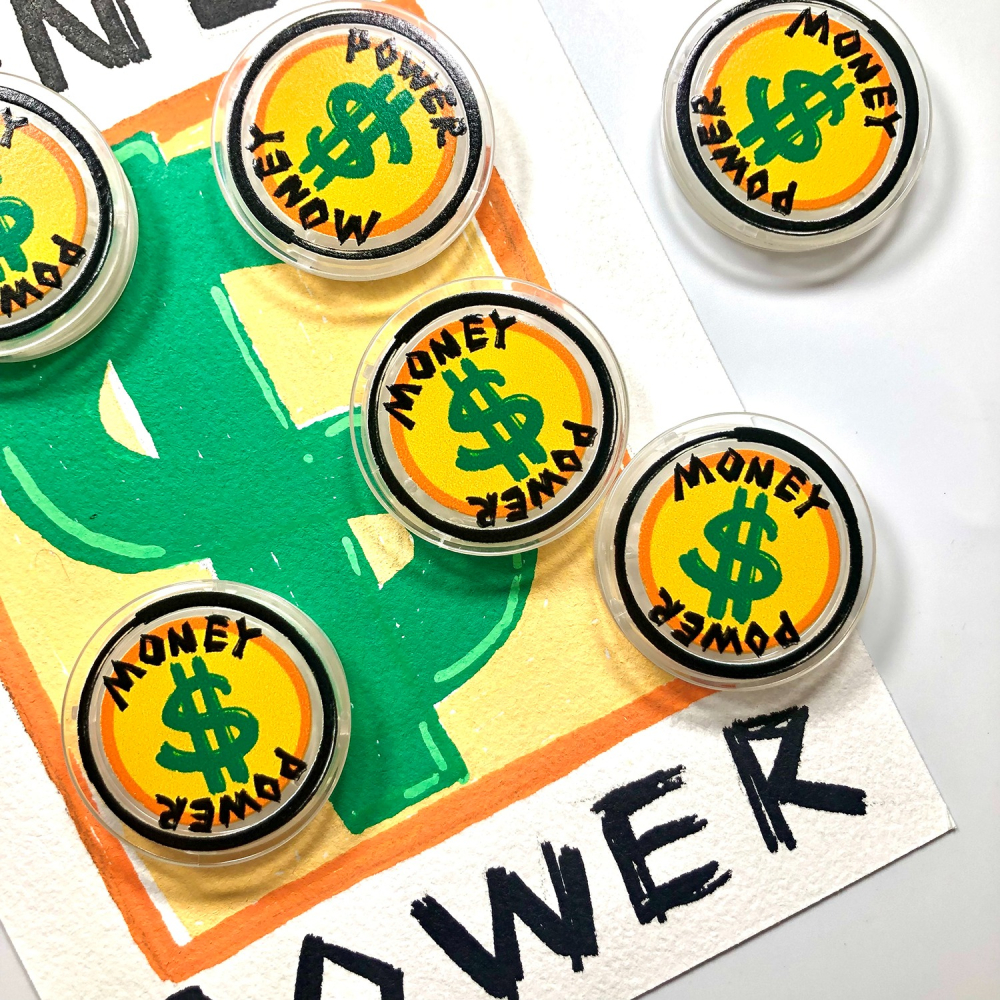 爆富錢來也 啤酒小花手機氣囊小紅書手機支架-細節圖8