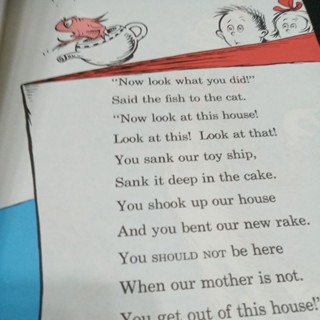 英文讀本   THE CAT IN THE HAT. Dr. Seuss (附導讀)-細節圖3