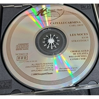 古典CD  卡爾奧夫 卡圖利詩歌Catulli Carmina 史特拉汶斯基  婚禮-細節圖2