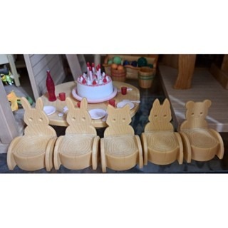 EPOCH  Sylvanian Families 森林家族-生日蛋糕桌椅組-細節圖2
