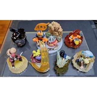 公仔 火影忍者絕版扭蛋第6彈 忍術發動場景組-規格圖8