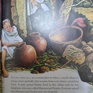 英文繪本  Mufaro＇s Beautiful Daughters  《穆法羅美麗的女兒》-細節圖3
