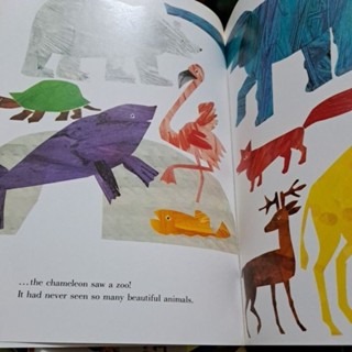 英文繪本  THE Mixed-Up Chameleon Eric Carle-細節圖2
