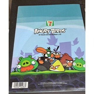 文具 7-ELEVEN x ANGRY BIRDS 雙層L型資料夾-細節圖2