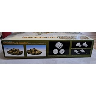 模型 Dragon Models 1:35 ＇39-＇45系列虎王後期型戰車（附新型履帶）阿登森林1944-細節圖4