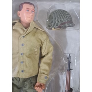 模型 1/6比例二戰諾曼第1944年第4步兵師「史考特」（Scott）可動人偶-細節圖3