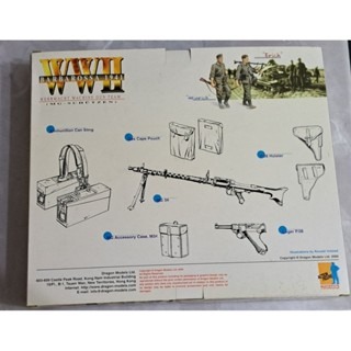 威龍 「二戰巴巴羅薩1941年德意志國防軍機槍小組」可動人偶-細節圖3