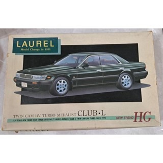 模型 義峰~日本 AOSHIMA 1/24 LAUREL 絕版精緻汽車模型-規格圖5