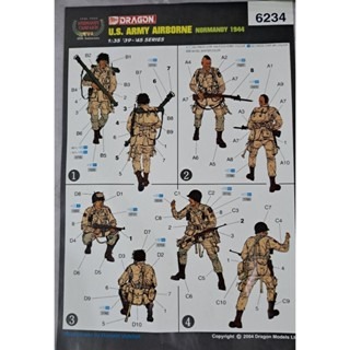 模型 DRAGON 6010 1/35 ＇39-＇45系列美國陸軍空降兵（諾曼第1944）-細節圖3