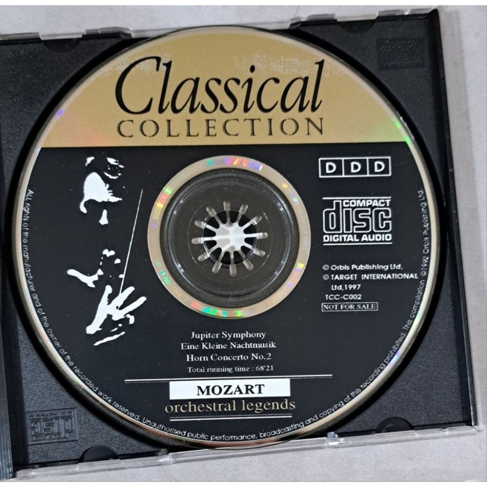 CD  莫札特管弦樂的傳奇The Classical Collection-細節圖2