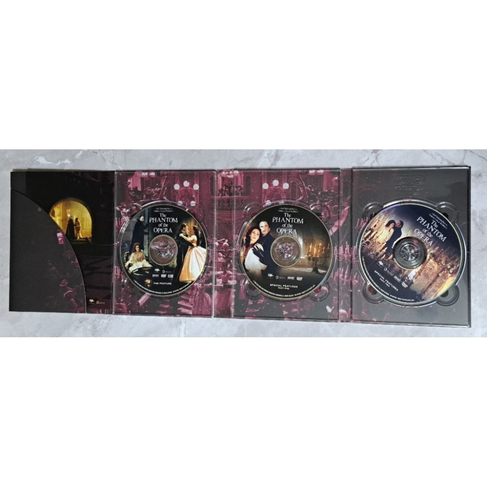 絕版品  安德魯洛伊韋伯之歌劇魅影 三碟豪華珍藏版 3DVD (得利)-細節圖4