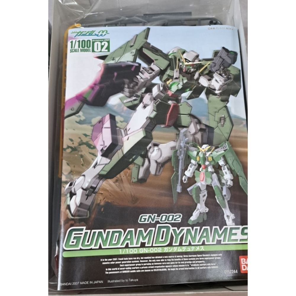 鋼彈模型 萬代（Bandai）出品的 1/100 比例GN-002 力天使高達（Gundam Dynames）-細節圖3